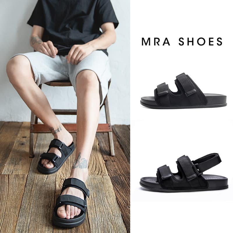 MRA Slippers Men 2026 New Summer Casual Driving Sandals Men's Dual-Purpose Trendy Outdoor Beach Sandals