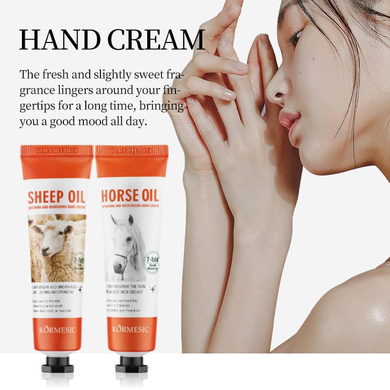 KORMESIC Full English Sheep Oil Hand Cream Hand Cream Hydrating and Moisturizing Cross-border Foreign Trade Manufacturer Wholesale