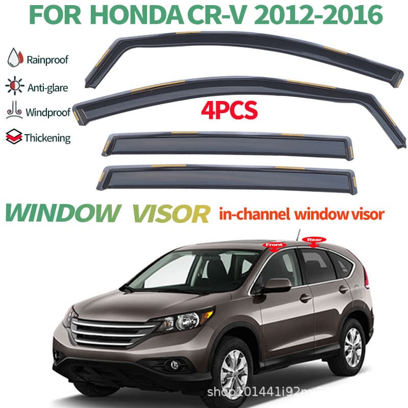 In-Channel Window Visor for Honda CRV, Foreign Trade Wholesale