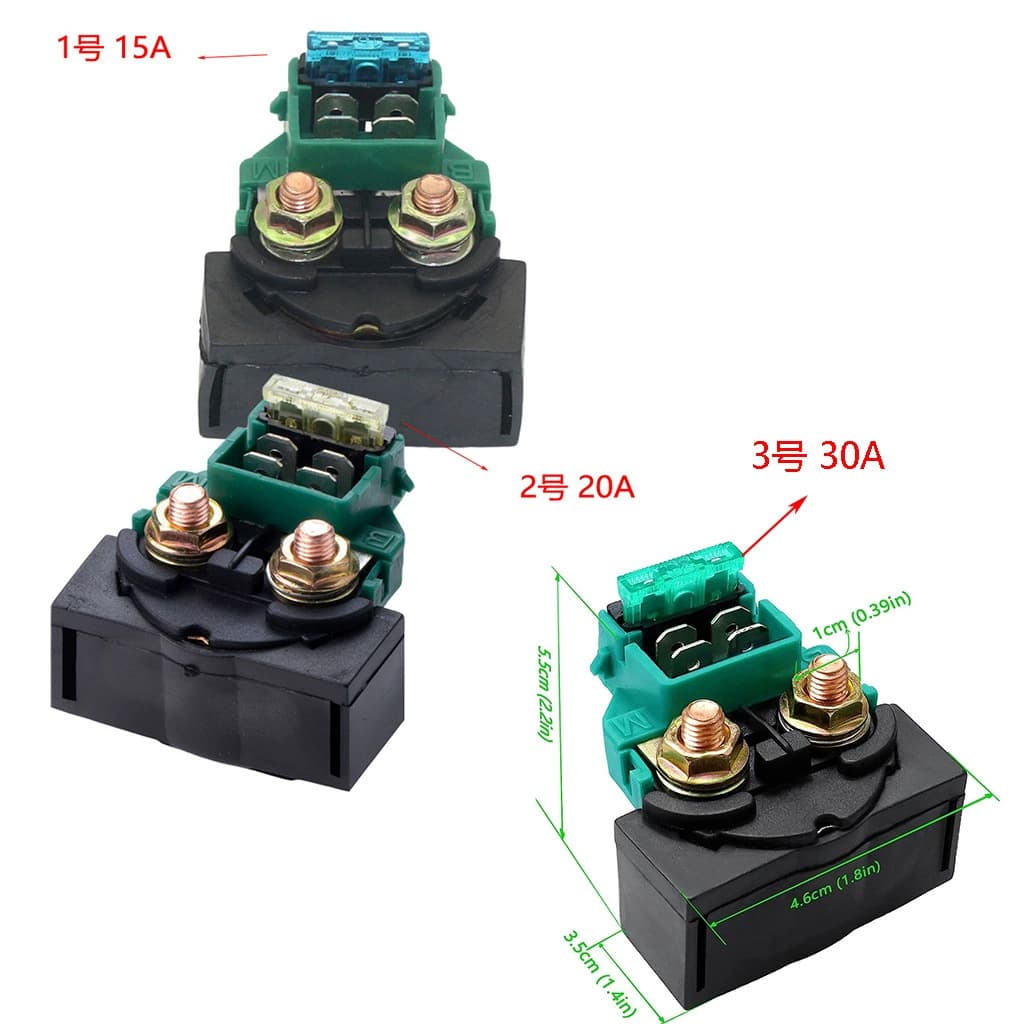 Four-Wheel Motorcycle Modification Accessories Starting Relay with Protective Cover Kawasaki250Cc 300Cc Cross-Border