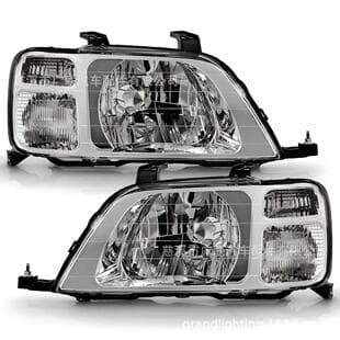 Headlights Compatible with 1997-2001 Honda CRV Models Headlights and Headlamps Factory Direct