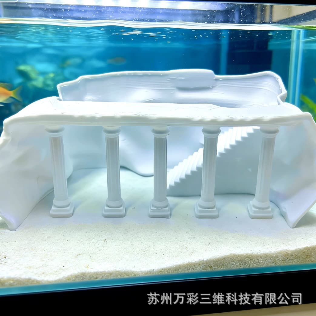 TK Novel Natural Tunnel Pleco Cave Roman Column Irregular Gravel Tunnel Cave
