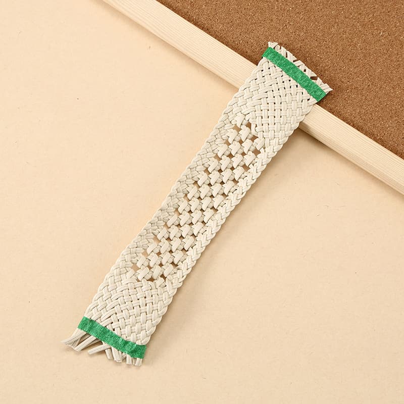 Foreign Trade Wholesale Custom Hand-Woven Sandals and Slippers Mesh Hollow Toe Upper Accessories Semi-Finished Shoe Materials