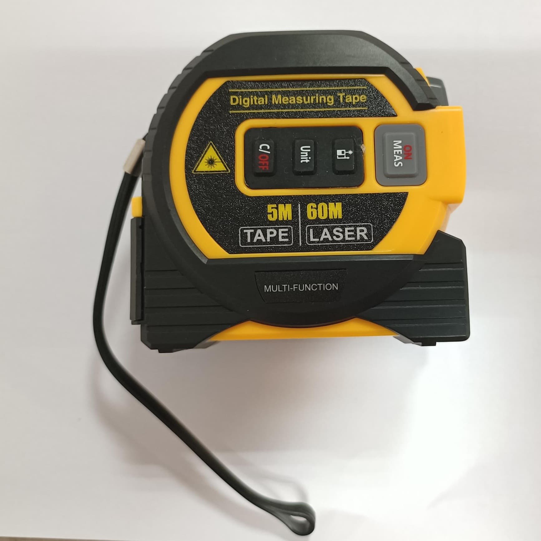 Best-selling Cross-border Hongsheng Jiangxin 3-in-1 High-Precision Laser Distance Meter 5m for Home Renovation Tape Measure