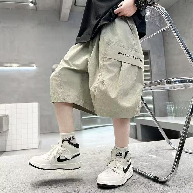 Boys' Shorts Summer Thin Pants Kids Five-Point Pants 2026 New Style Older Boys Cargo Pants Boys' Casual Pants