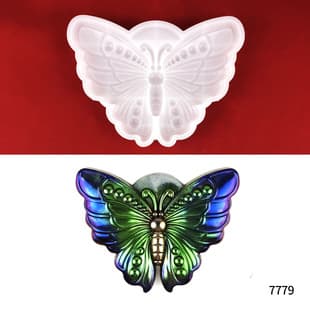 Semi-3D Butterfly Hanging Ornament Epoxy Resin Mold DIY Butterfly Ornament Decoration Butterfly Wall Hanging Silicone Mold
