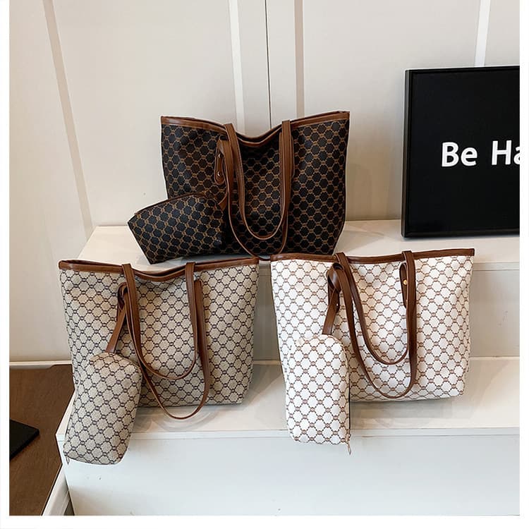 Retro Printed Vegetable Basket 2025 New Korean Style Women's Bag Fashionable Versatile Shoulder Bag Commuting Large Capacity Tote Bag