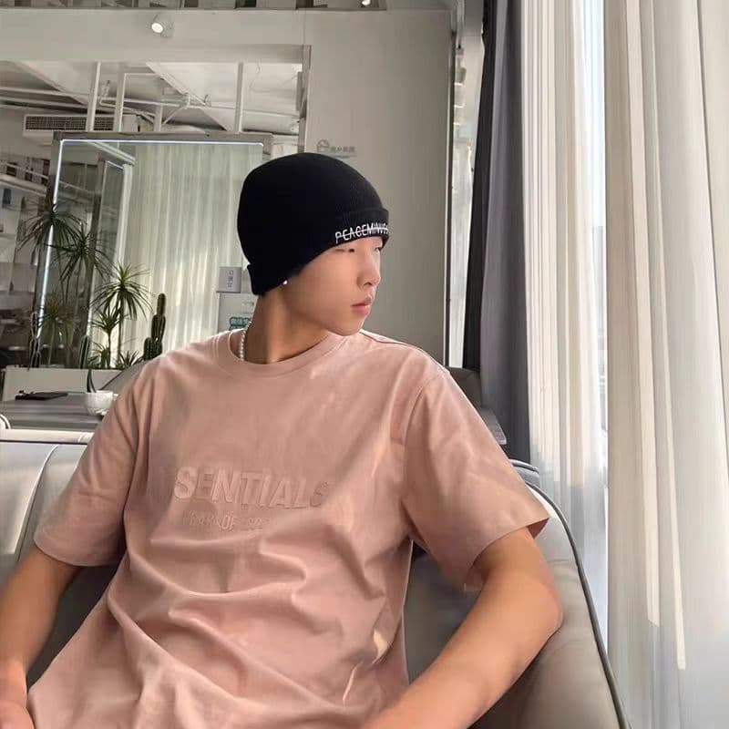 American Essentials Heavyweight Trendy Brand T-Shirt Street FOG Cotton Short Sleeve Men High Street Style Summer 2025