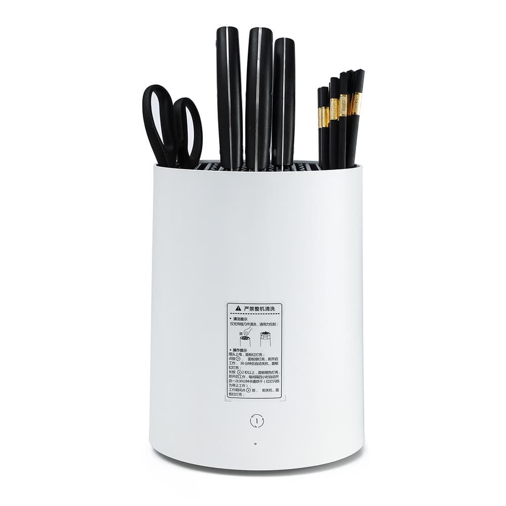 Norton Chopstick Sterilizer, Disinfection Knife Stand for Home Use, Compact Knife Dryer, Integrated Knife and Chopstick Machine, Smart Tableware Box