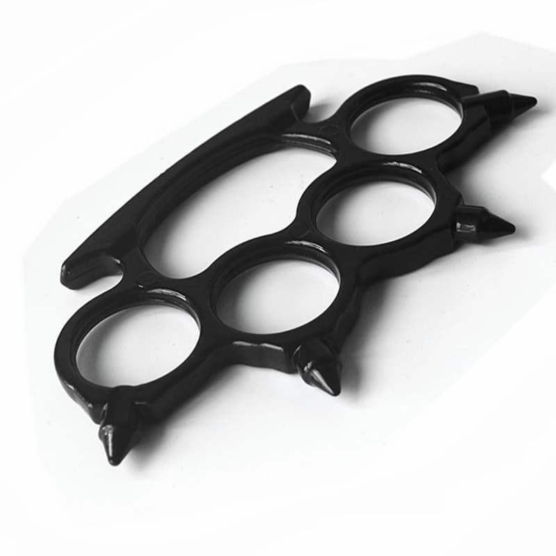 Cross-border Pointed Knuckle Duster Ring Four-Finger Car Accessory Tiger Ring Hand Buckle Fist Buckle Finger Buckle Finger Ring