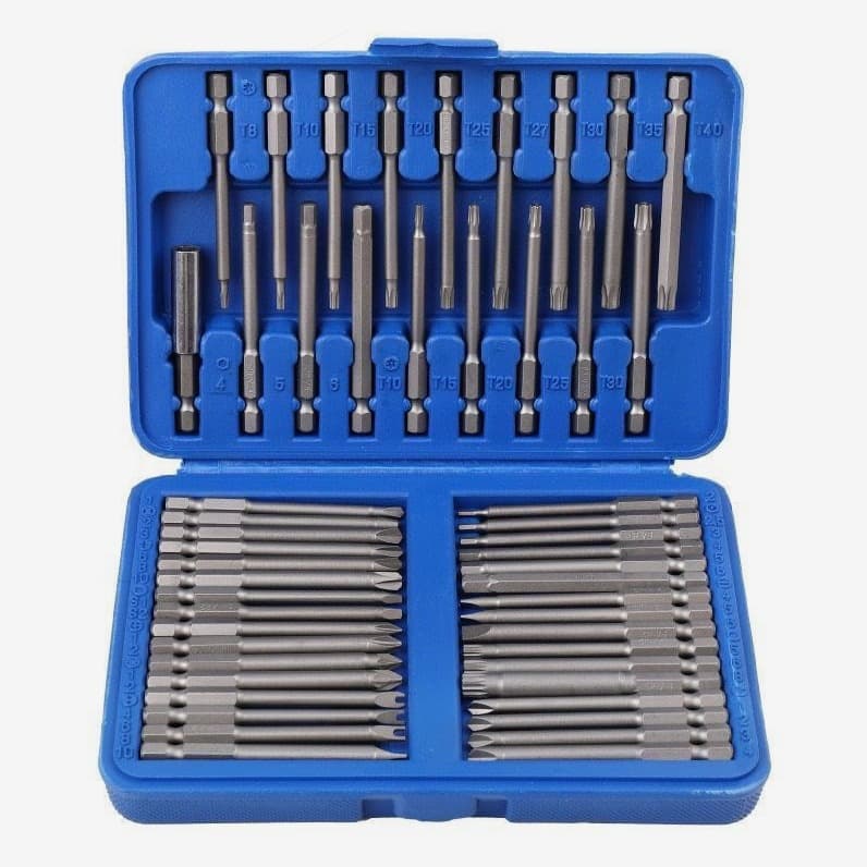 Electric Screwdriver Bits 36-Piece 50-Piece Set Drill Extension Rod Hex Torx Bit Set for Home Use