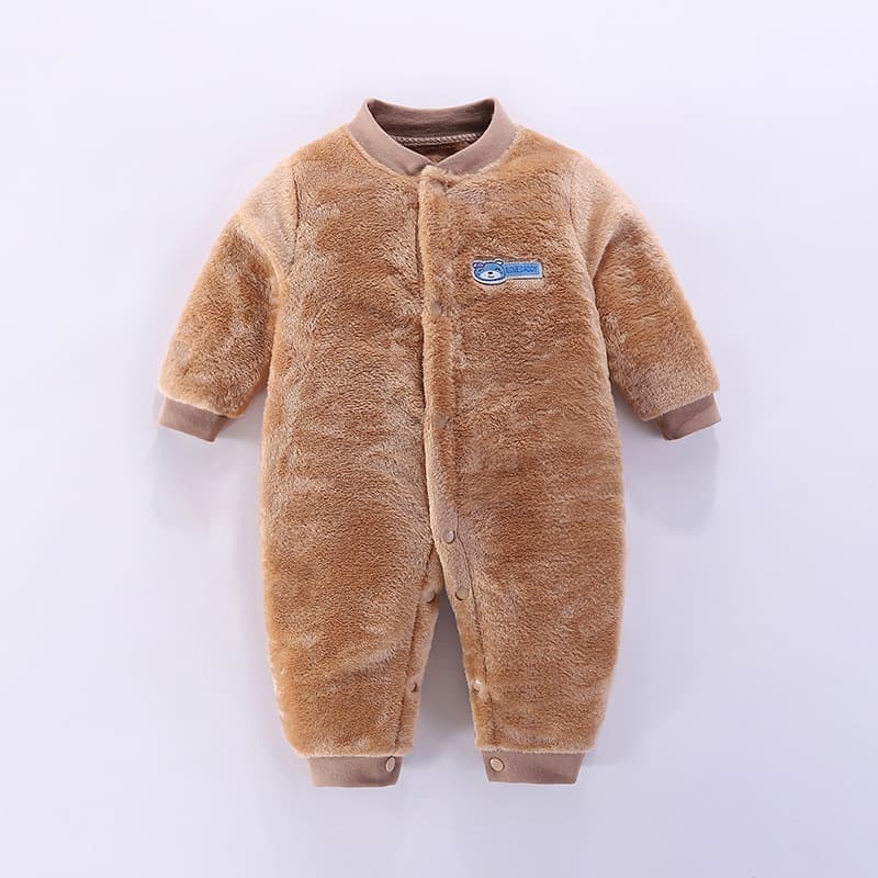 Baby Spring and Autumn Bodysuit for Boys and Girls 0-1-2 Years Old Infant Romper Newborn Homewear Crawling Suit