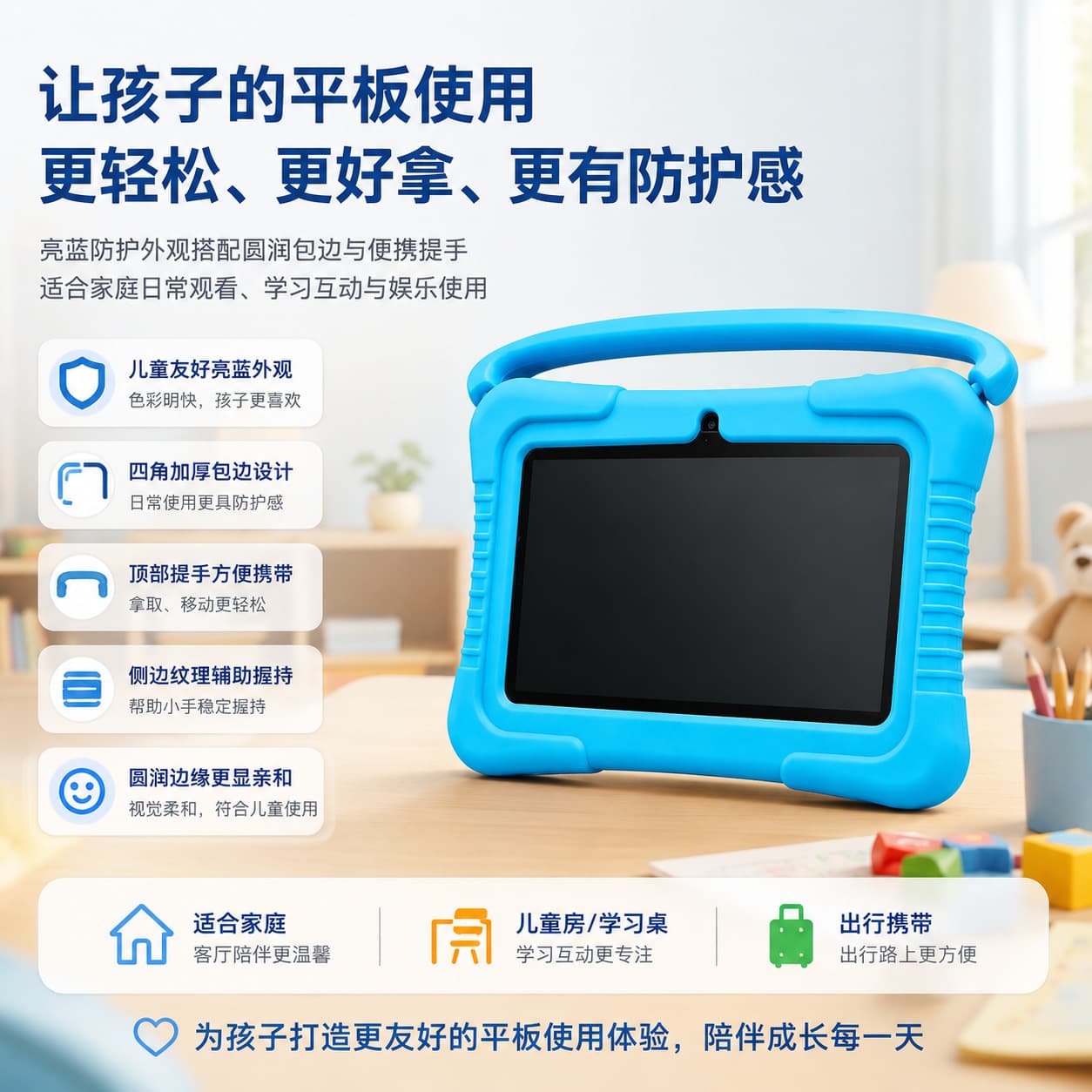 7-inch Kids Tablet Shockproof Android Learning Tablet OEM Factory Direct Wholesale