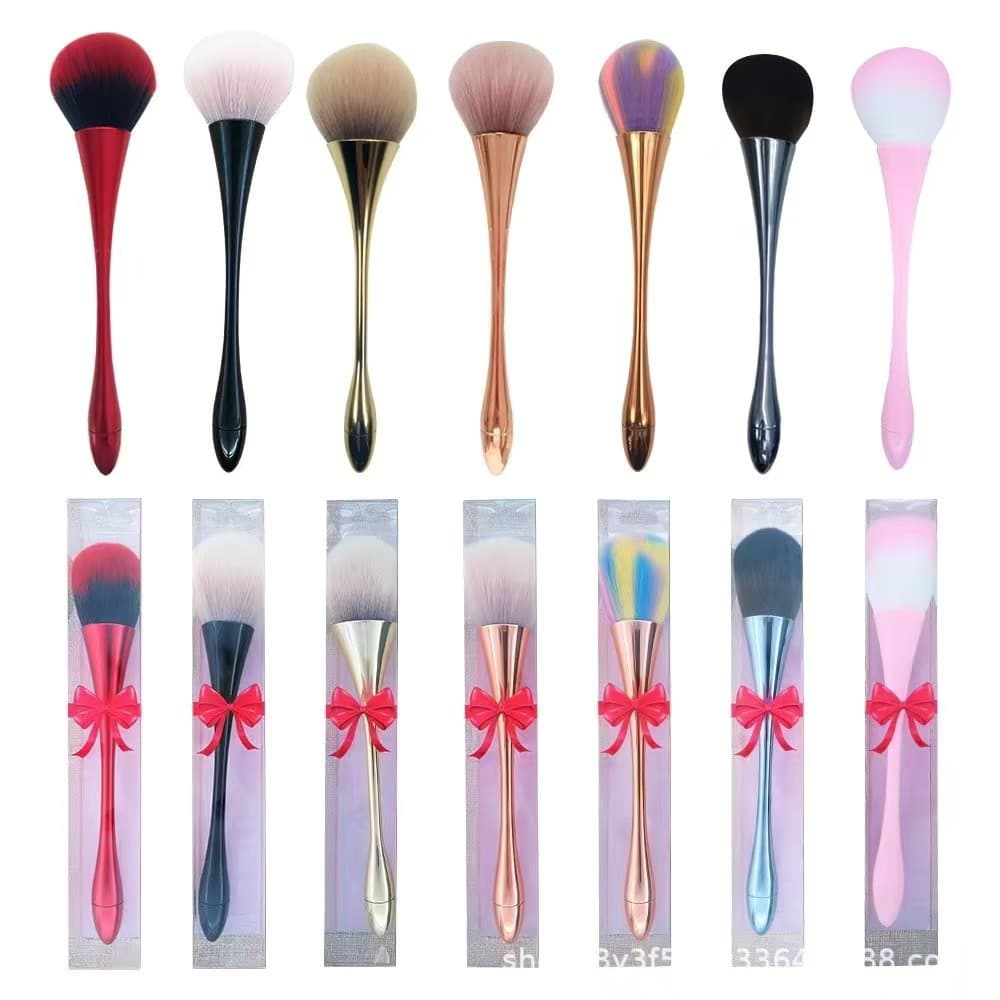 Better Price for Bulk Orders - Slim Waist Makeup Brush, Colorful Dust Brush, Nail Art Brush, Loose Powder Brush Makeup Tool