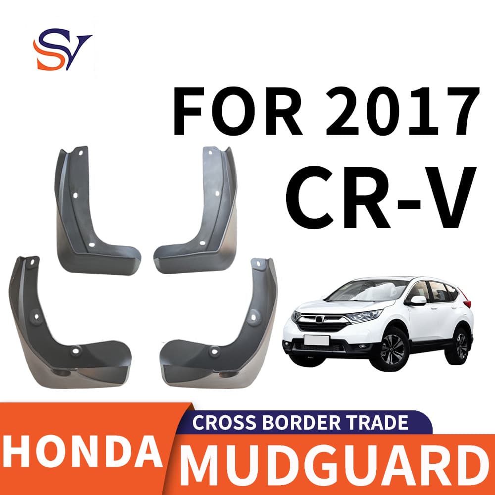 Suitable for 2017-2022 Honda CRV car tire fenders PP front and rear soft rubber material fenders
