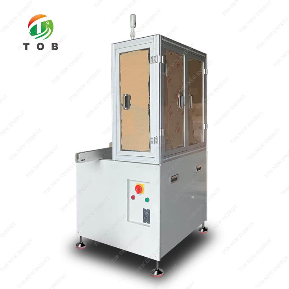 Semi-Automatic Bottom Spot Welding and Grooving Machine for Cylindrical Battery Steel Case Bottom Welding and Grooving