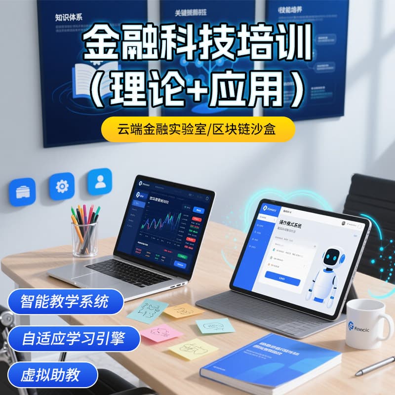 FinTech Training (Theory + Application) Intelligent Teaching System Adaptive Learning Engine Virtual Teaching Assistant