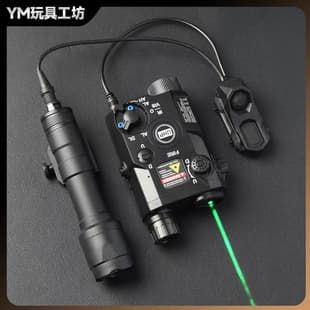 Tactical Laser PEQ-15 Red Green Laser Indicator AXON Dual Control M300 M600 Alloy Flashlight Kit Accessories
