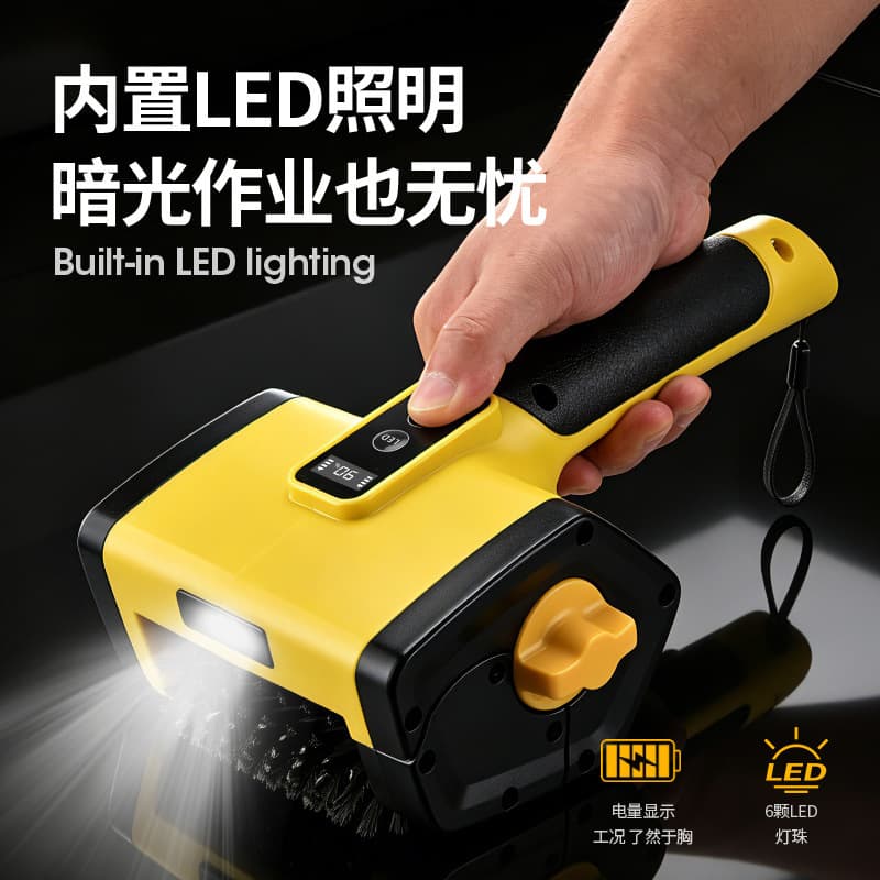 Cross-Border Electric BBQ Brush Rechargeable BBQ Grill Cleaning Brush Portable Outdoor BBQ Tool BBQ Brush