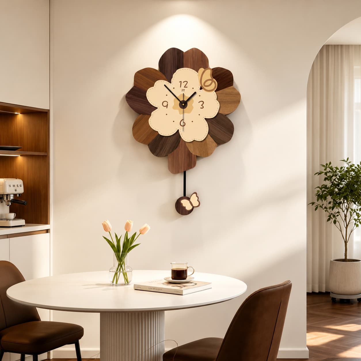 2026 New Retro Style Wall Clock for Living Room, Premium Home Creative Clock, Vintage Art Decorative Hanging Clock