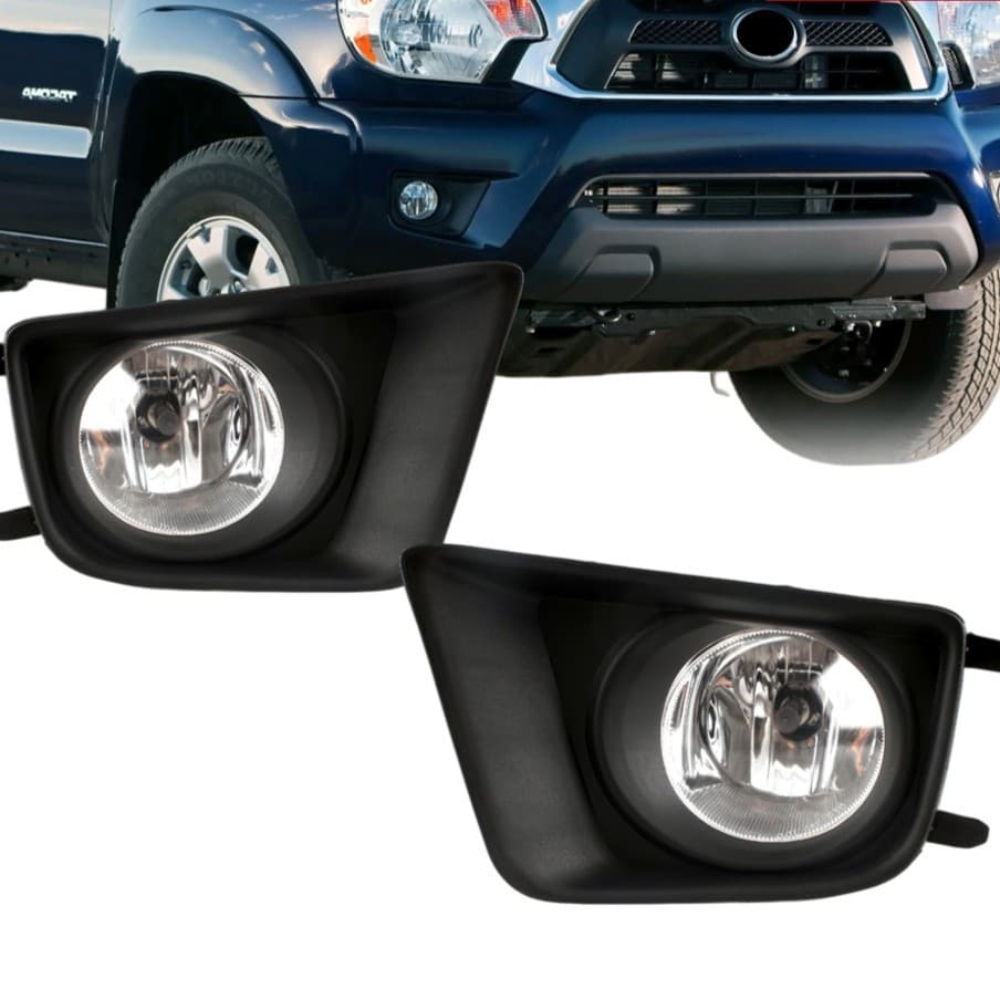 Suitable for Toyota 12-15 Tacoma front fog light assembly halogen daytime running light bar light anti-fog light