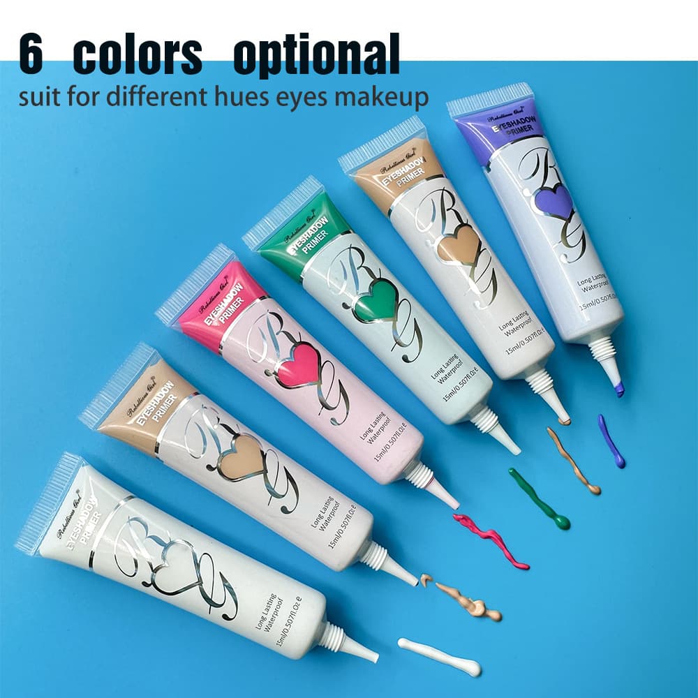 In Stock 15ml Eye Shadow Primer for Cut Crease Eyeshadow Base Concealer Color Enhancement Long-lasting Waterproof & Sweat-resistant