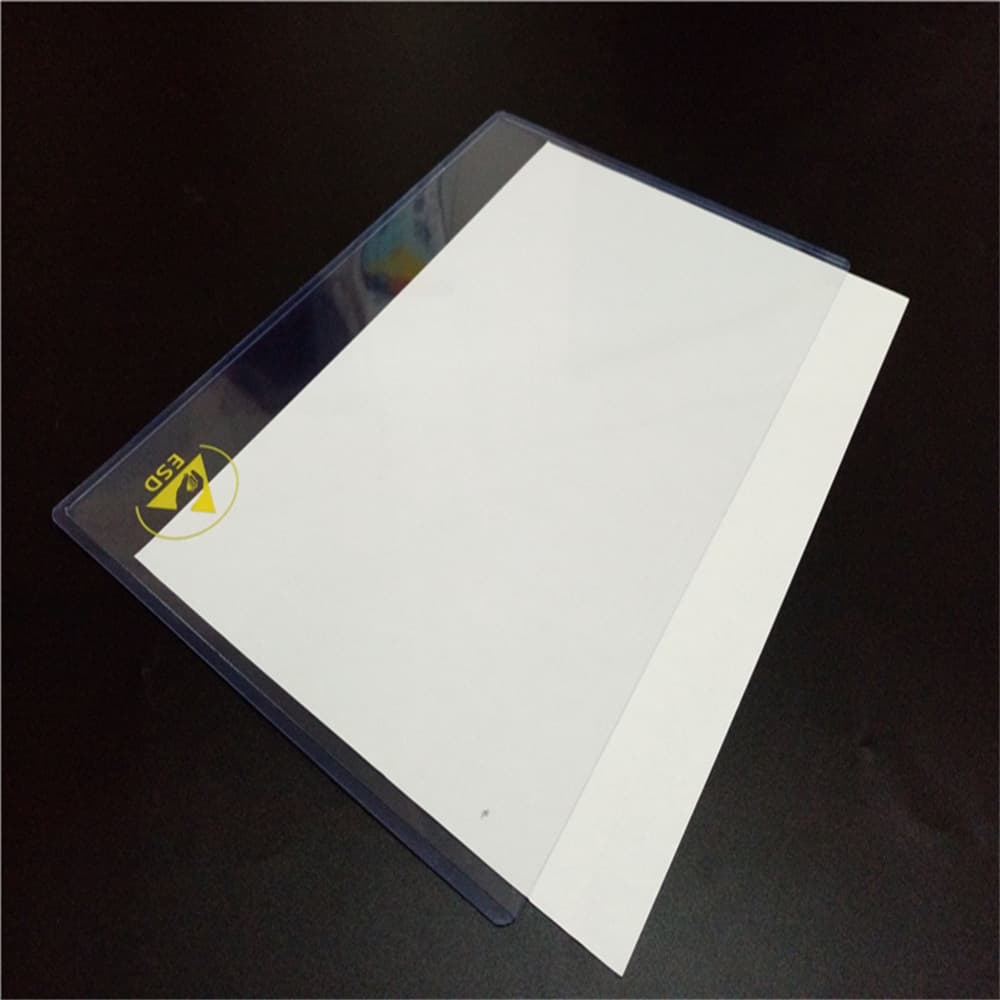 Antistatic hard plastic sleeve | A4 antistatic card sleeve | Antistatic plastic sleeve | Antistatic document sleeve factory direct sales