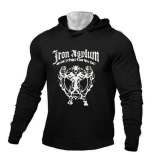 Overseas Hot-Selling Men's Fitness Hoodie, European and American Fall Thin Casual Running Sports Jacket Long Sleeve Hoodie