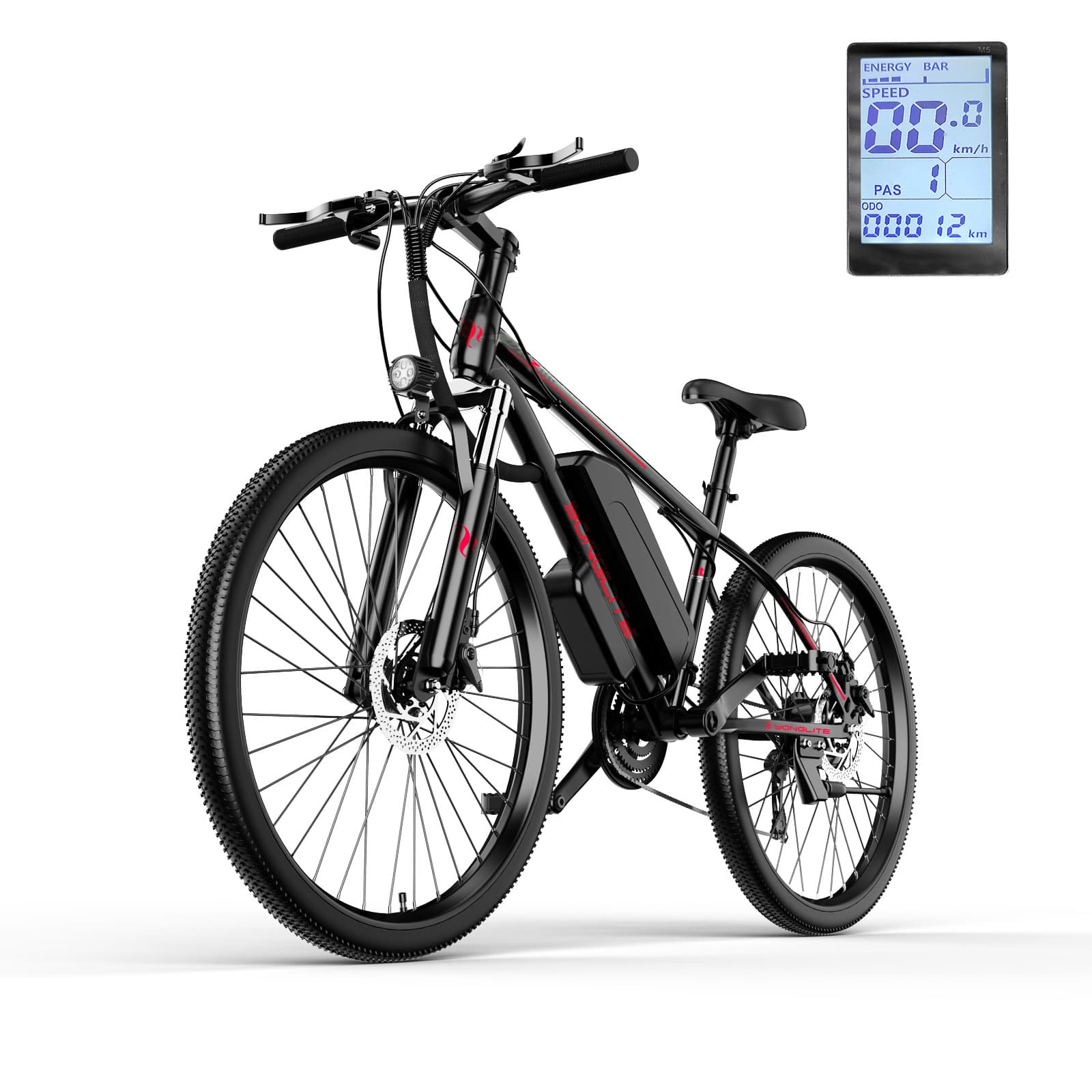 Factory Electric Mountain Bike 26-inch Electric Bicycle Overseas Warehouse E-bike Off-road 21-speed Electric Vehicle