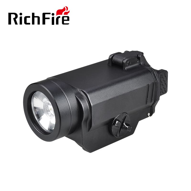 Richfire factory direct sales lower hanging flashlight 1000 high lumen earthquake resistant tactical flashlight