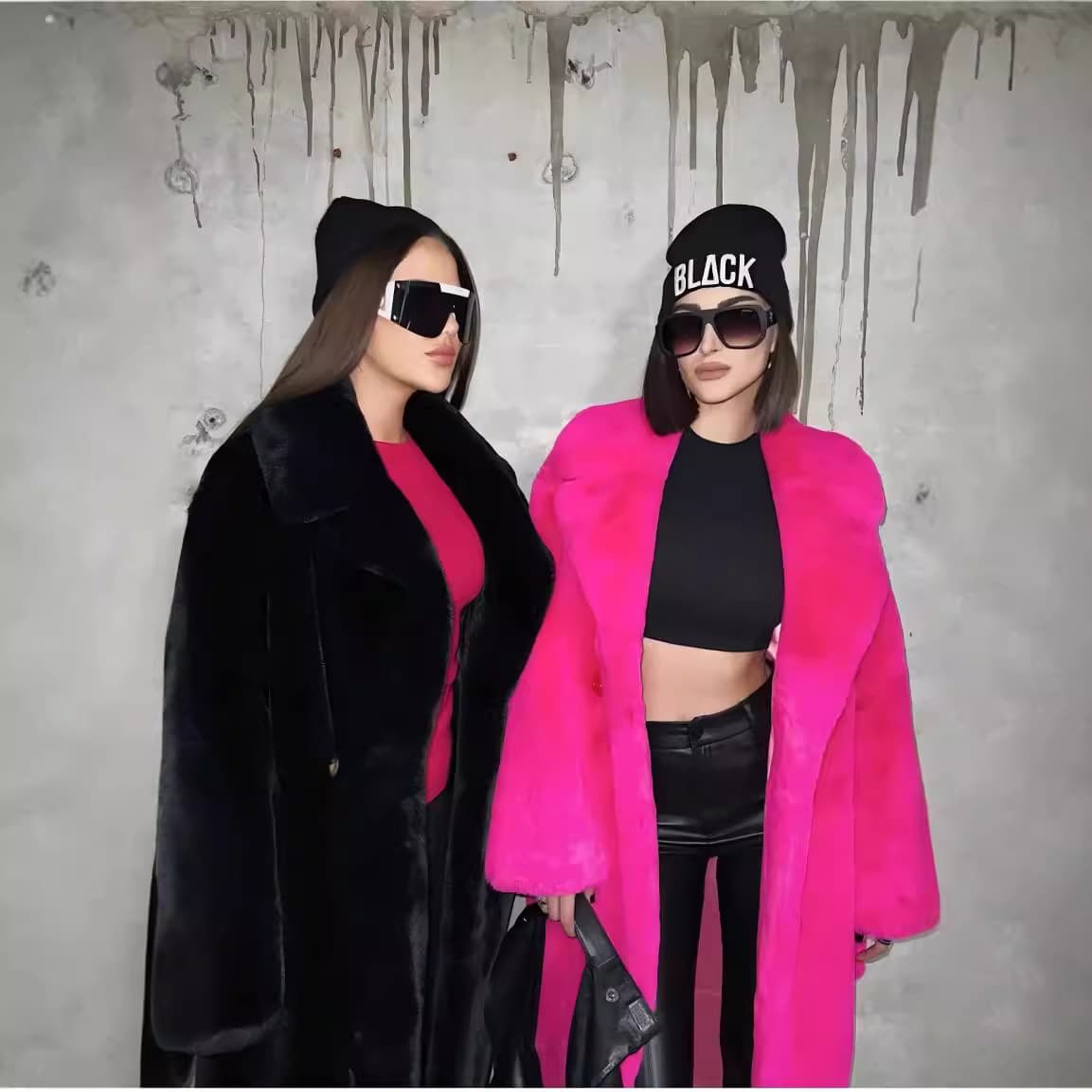 Thickened Long Female Style Coat Autumn New Fashion Faux Fur Outerwear Street Trend Cotton Clothes with Suit Collar