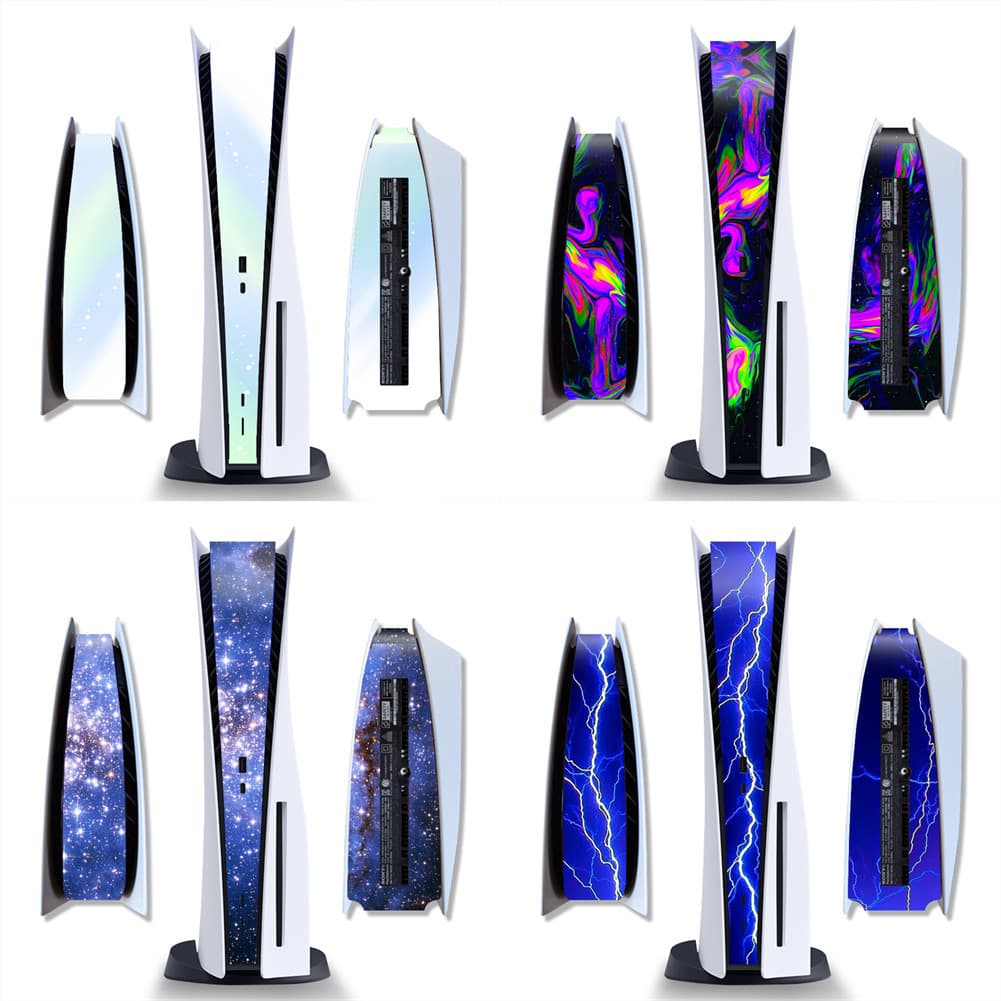 PS5 middle strip all-inclusive sticker ps5 side all-inclusive film PS5 side sticker game style all-inclusive starry sky