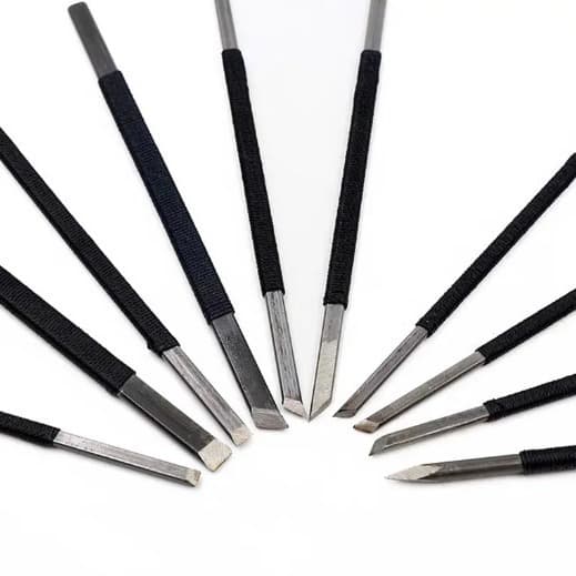 Manufacturer Wholesale Seal Carving Knife Tool Set Tungsten Steel Carving Knife Wood Carving Knife Stone Carving Seal Tool Carbide Knife