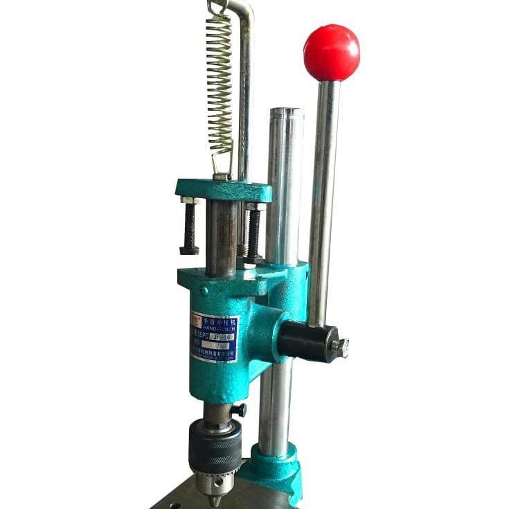 Lingzhan Chopping Leather Goods Stamping Machine Punching Machine Manual Punching Machine Manual Stamping Machine