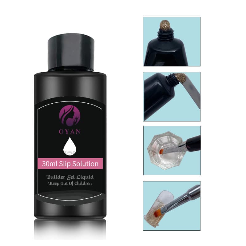 30ml 60ml Nail Cleaning Gel, Quick-Dry Water Washable Brush Cleaner, Extension Gel, Nail Lamp Gel, Small Bottle for Nail Salons