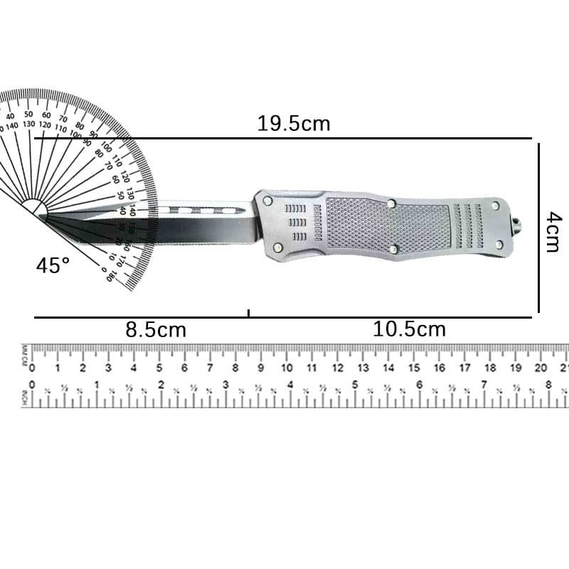 Cross-Border Micro-Tech High-Quality Sabertooth Multifunctional Knife Outdoor Folding Knife Field Survival Knife Portable Tactical