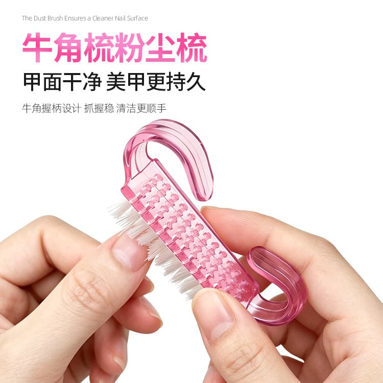 Wearable Nail 5-Piece Set: Wood File, Wood Stick, Horn Brush, Sponge Block, Nail File Manicure Tool Kit