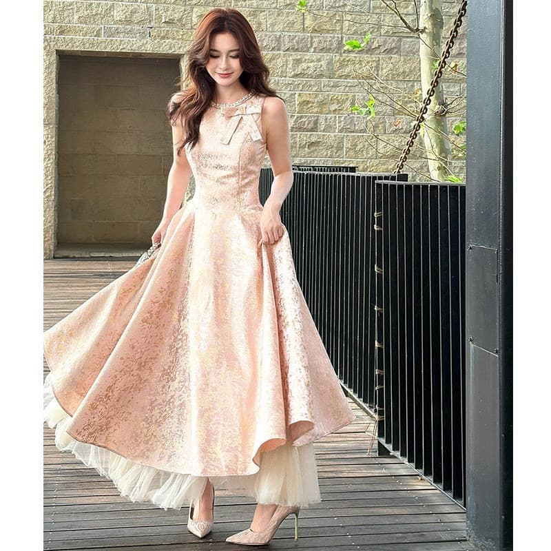 French evening dress, high-end light luxury, niche, small fragrance dress, engagement party, birthday, 18-year-old coming-of-age ceremony princess dress