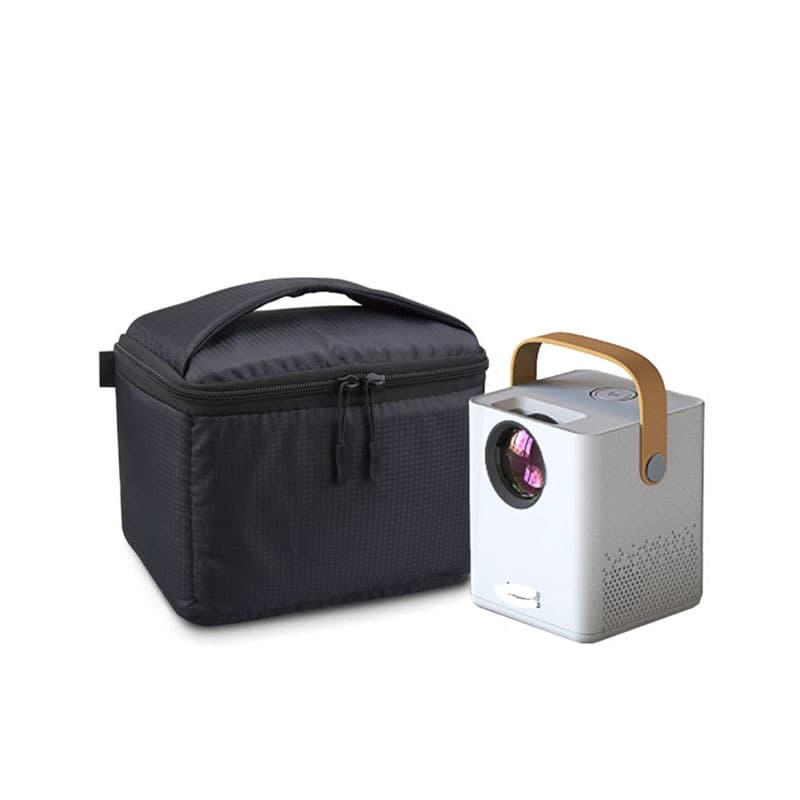 Portable Projector Bag for Speakers, Glass Cups, Projectors, Lenses, and Mirrorless Cameras with Shockproof Inner Case