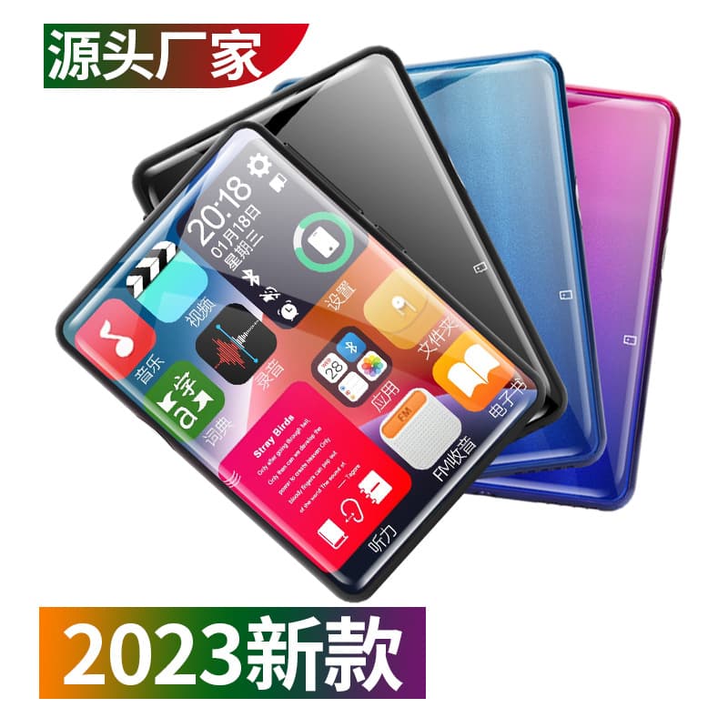 Factory Stock MP3 Cross-Mirror Bluetooth Touchscreen MP4 Student Music Player Lossless HiFi External Playback MP5