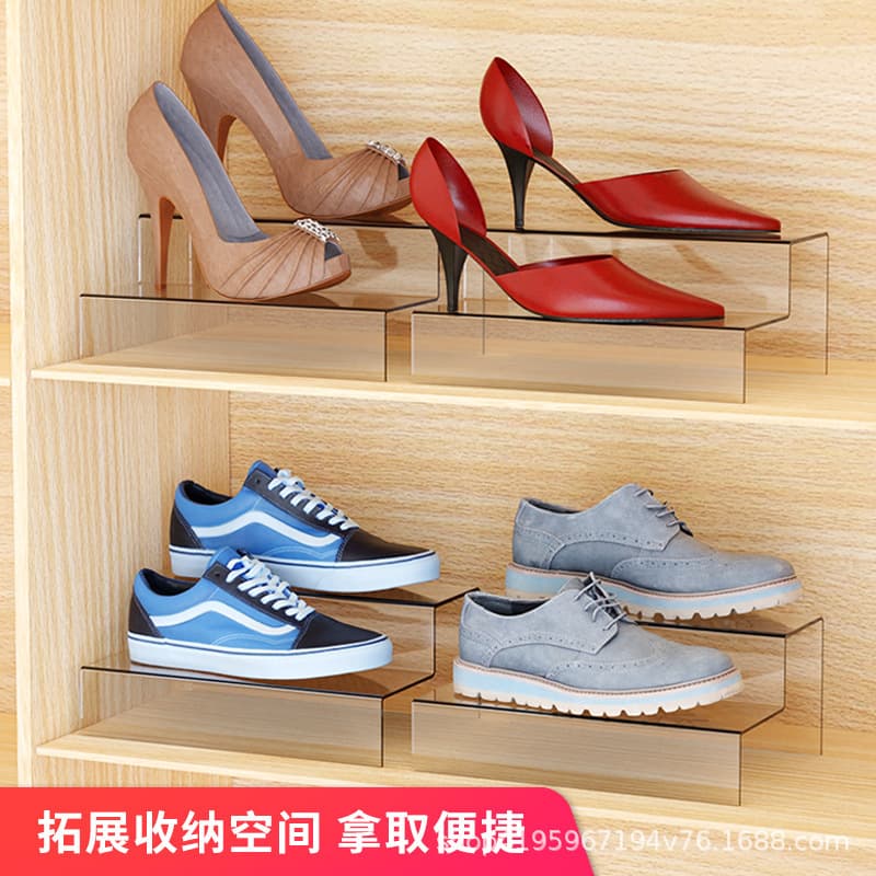 Acrylic Stepped Display Stand Transparent Live Streaming Shelf Multi-layer Figure Display Rack Storage Shelf