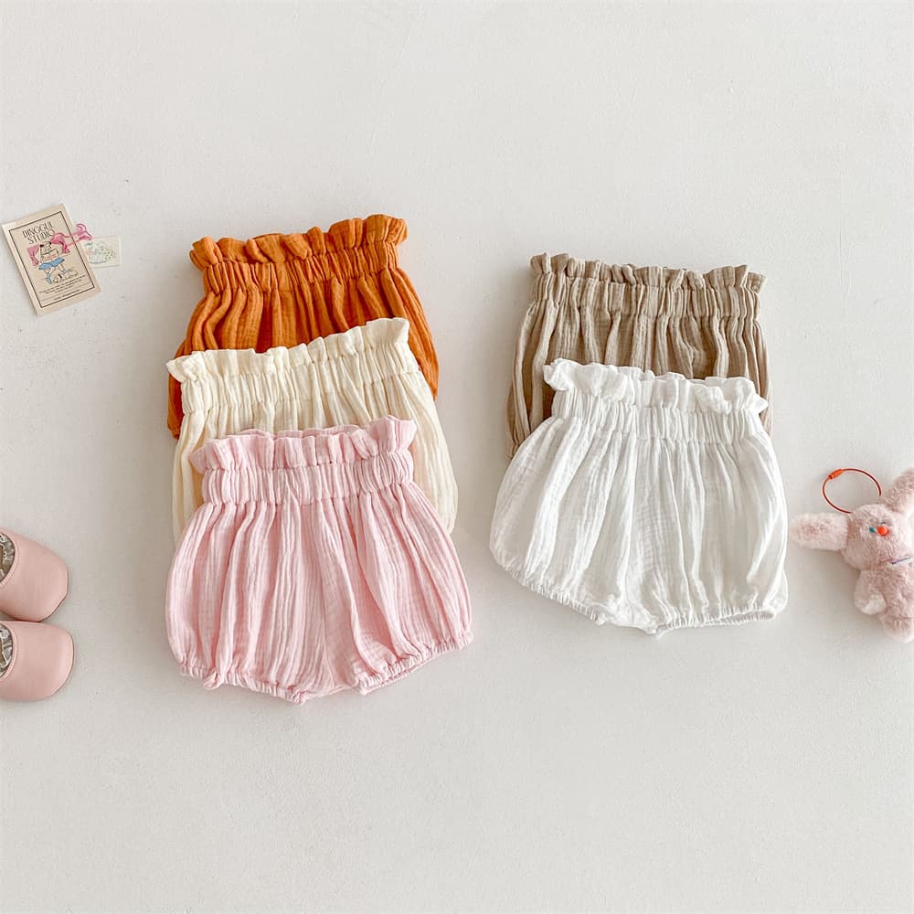INS Spring/Summer Newborn Big Bottom Shorts Baby Bloomers Easy Diaper Access Puff Pants Baby Bud Pants