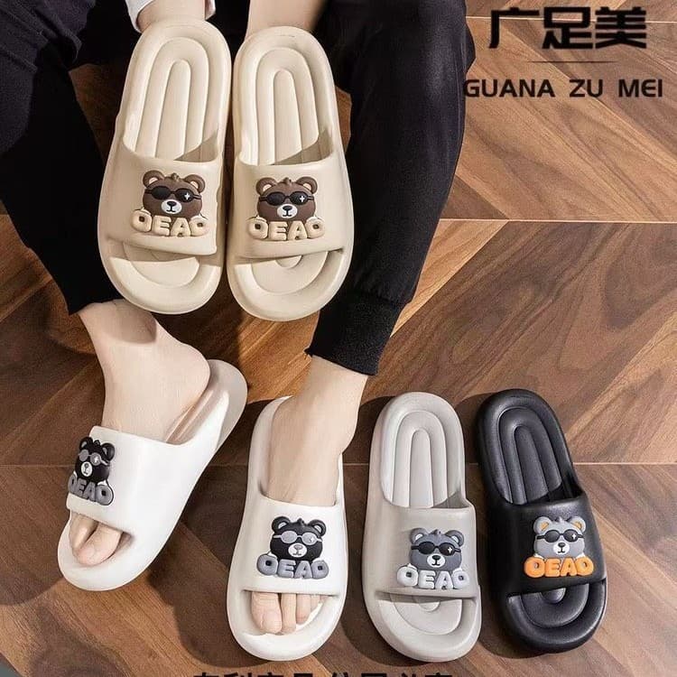 Men's Cloud-Like Slippers Summer Non-Slip Soft Sole EVA Flip-Flops High Elastic Lightweight Couple Home Casual Men's Slippers