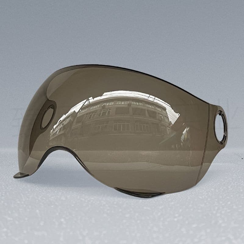 Electric vehicle and motorcycle helmet visor, summer UV protection, anti-fog, high-definition transparent, windproof accessories, face mask wholesale.