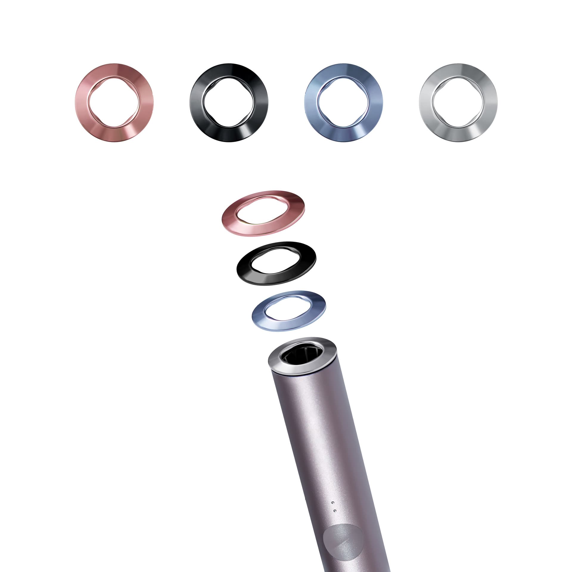 Suitable for Japanese iqo ilume prime color ring hat cigarette rod with removal tool 4 rings