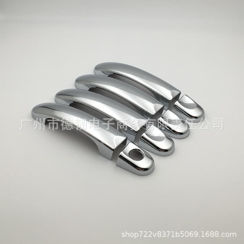 Suitable for 04-15 Volkswagen Touran Door Handle Sticker Decoration Touran MK1 Chrome Handle Protective Cover