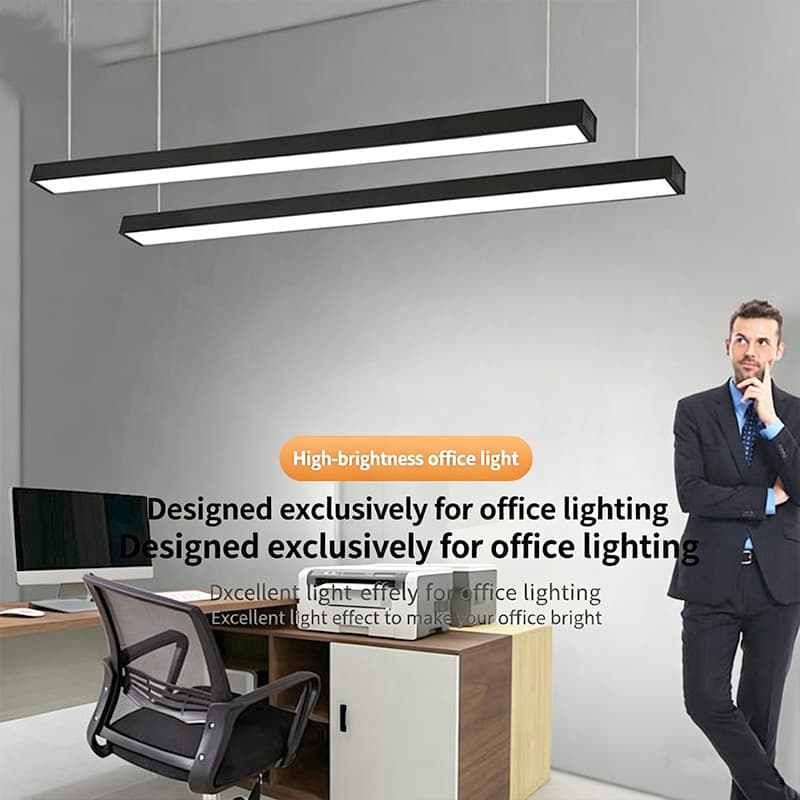 LED Linear Pendant Light, 4FT, for Office Garage Shop Light