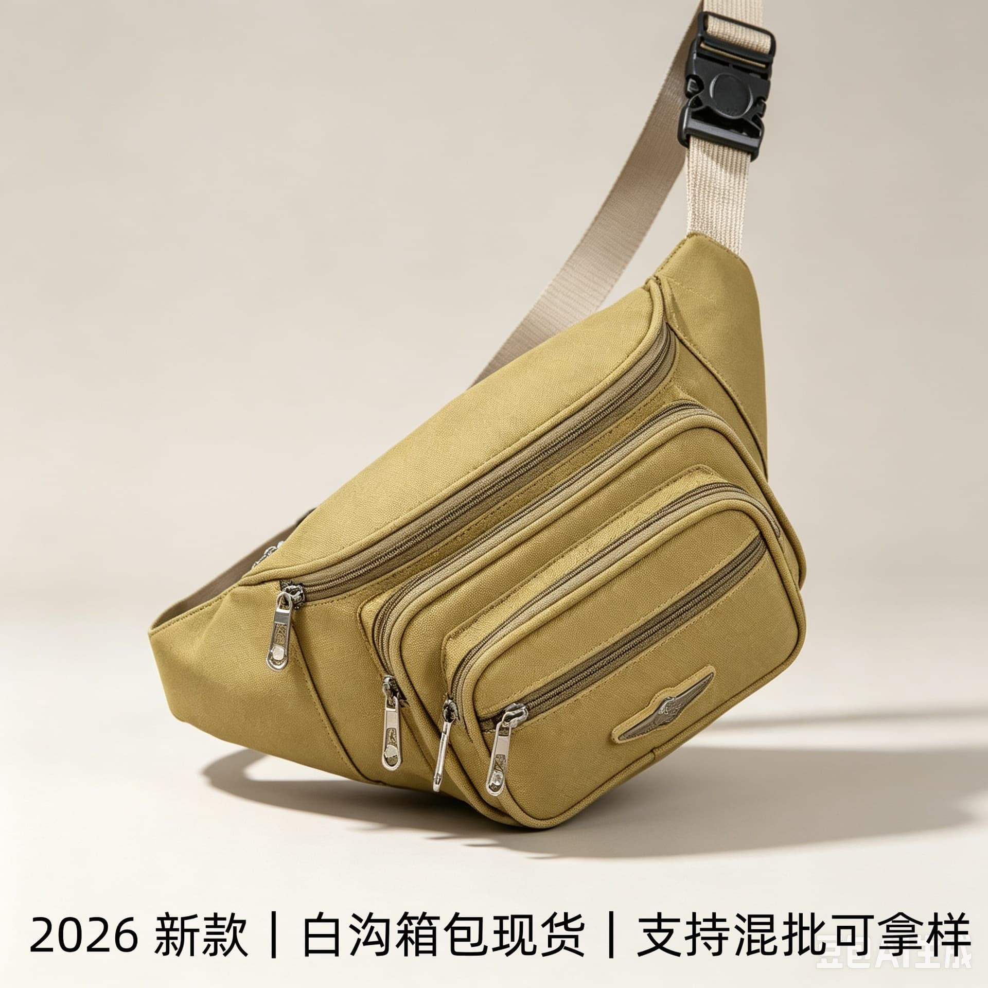 Unisex Basic Waist Pack Outdoor Sports Chest Bag Simple Versatile Small Bag Baigou Bags In Stock Wholesale