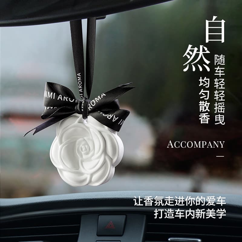 Camellia Scented Plaster Hanger Wardrobe Shoe Cabinet Incense Long-lasting Fragrance Women's Car Hanger Diffuser Stone Aroma