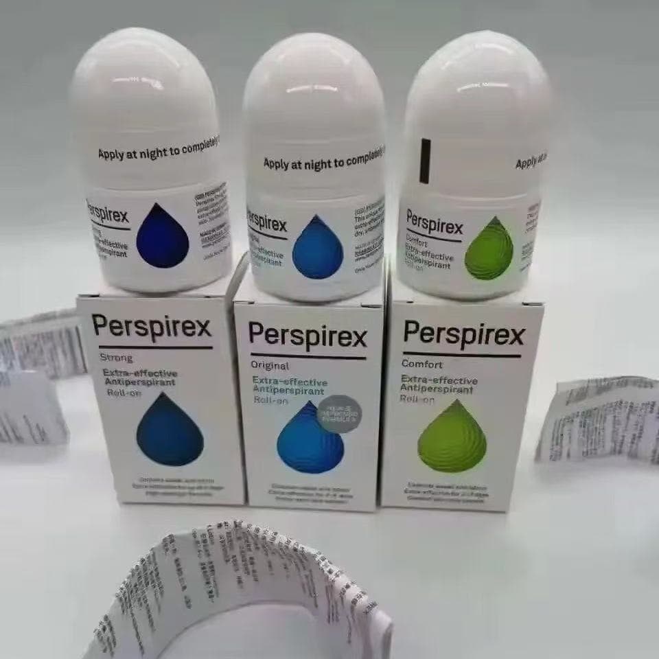Cross-border trade Baihanxiao Perspirex Danish deodorant roll-on for women, underarm odor removal, long-lasting roll-on.